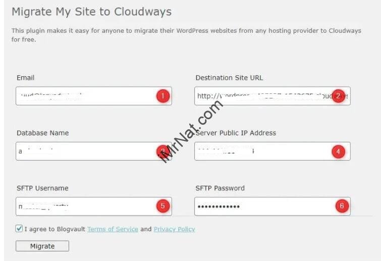 Migrate to cloudways